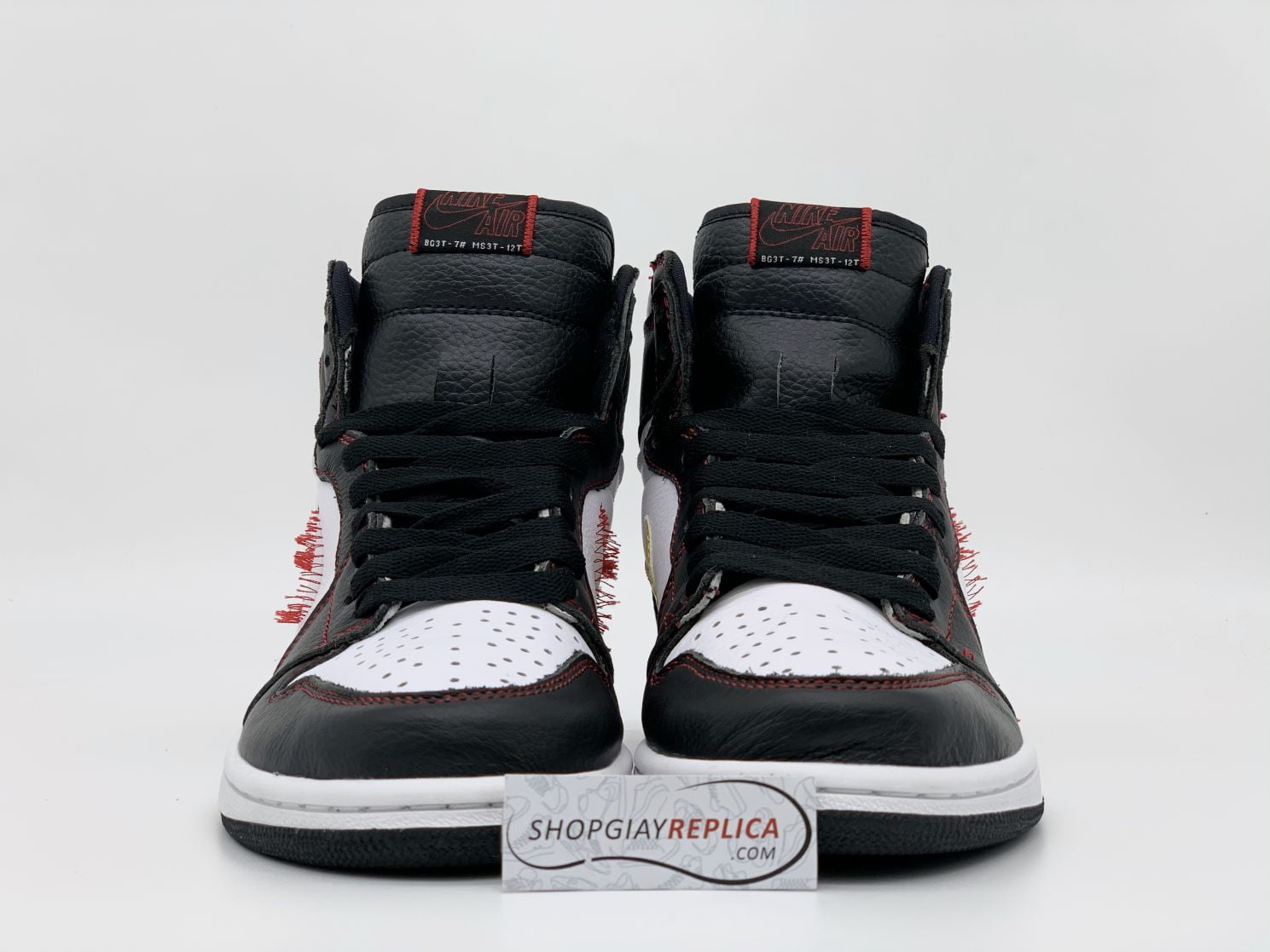 Giày Nike Air Jordan 1 Retro High Defiant White Black Gym Red