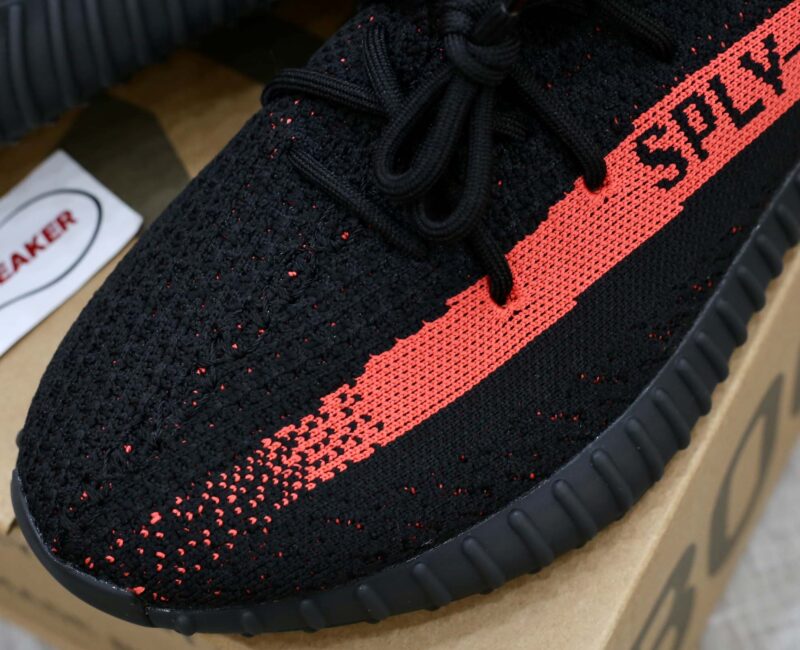giày Yeezy boost 350 V2 ‘Core Black Red’ đen rep 1:1