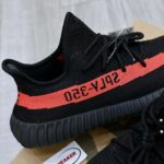 Adidas Yeezy 350 V2 ‘Core Black Red’ đen rep 1:1