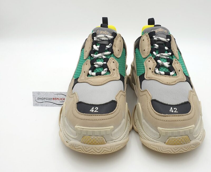 giay balenciaga triple s xanh vang replica 1:1