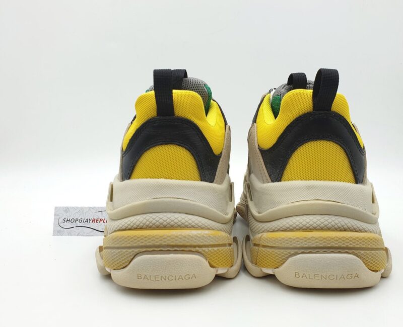 giay balenciaga triple s xanh vang replica 1:1