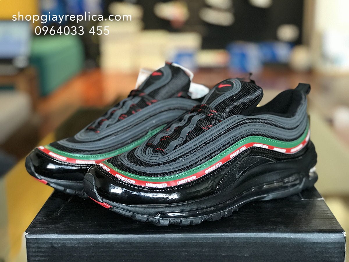 giày nike air max 97 undefeated black replica