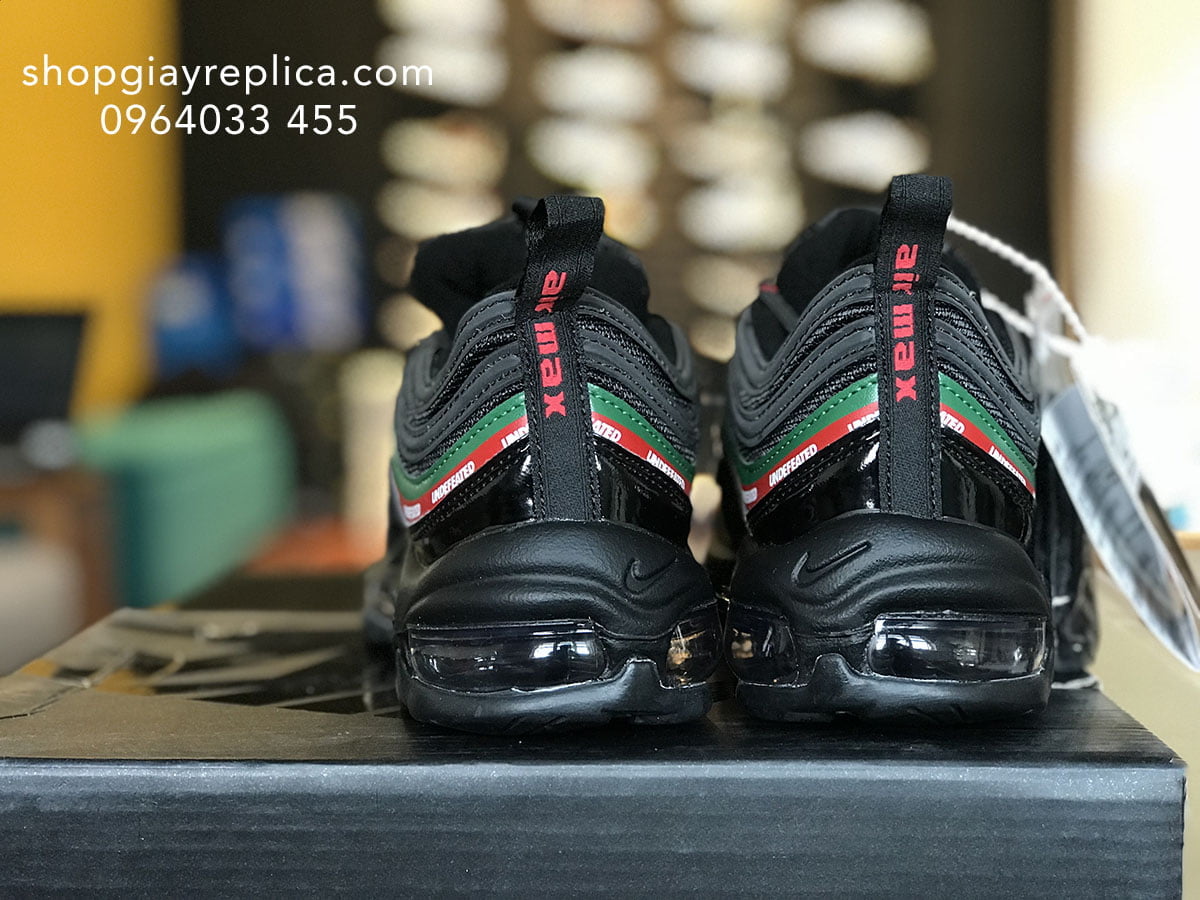 giày nike air max 97 undefeated black replica