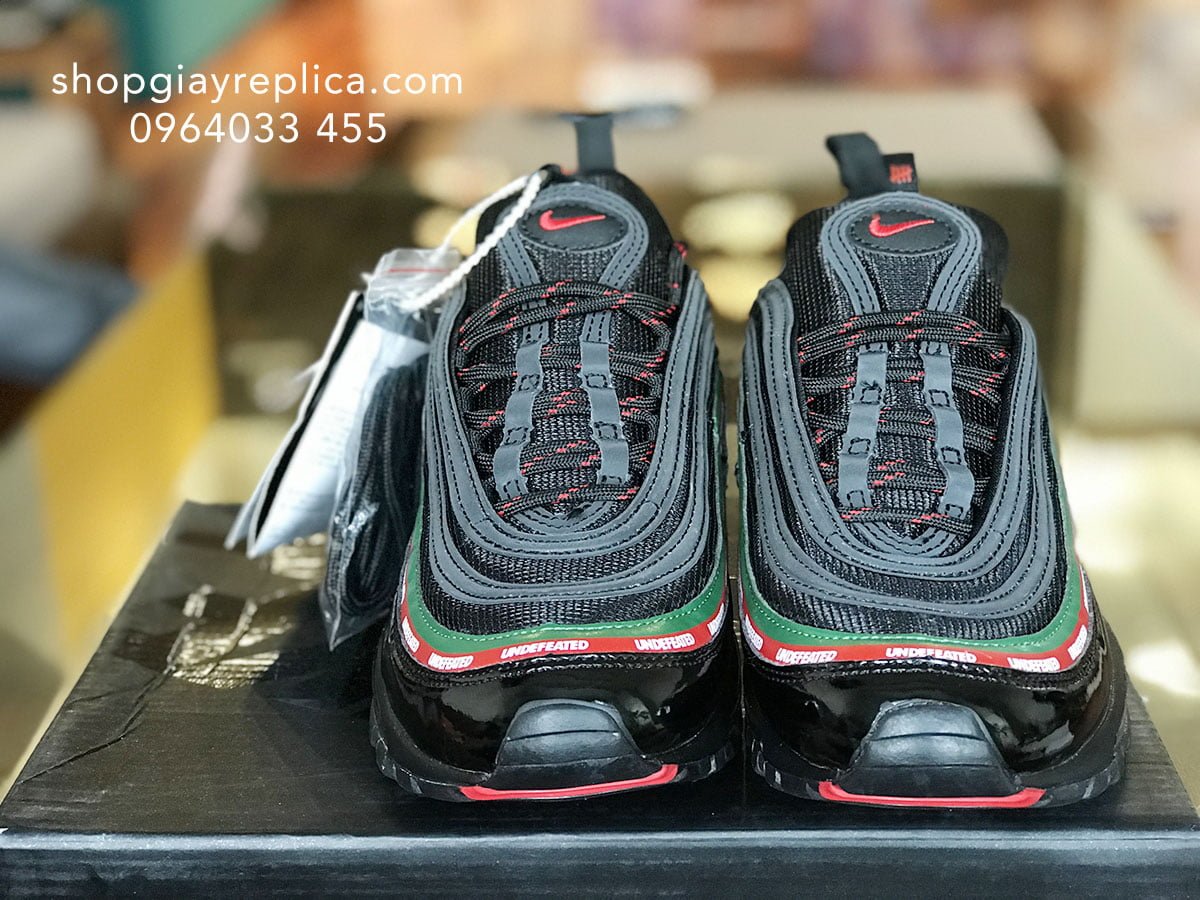 giày nike air max 97 undefeated black replica