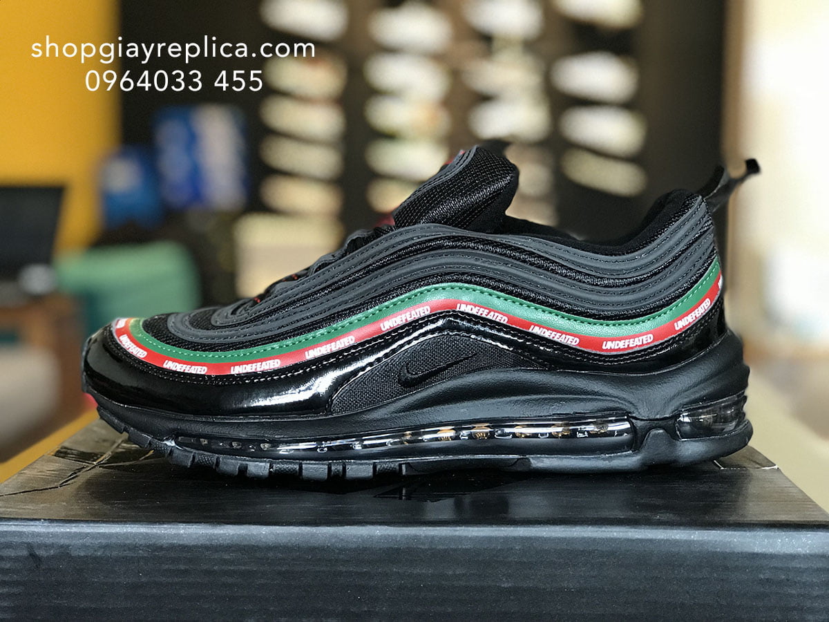 giày nike air max 97 undefeated black replica