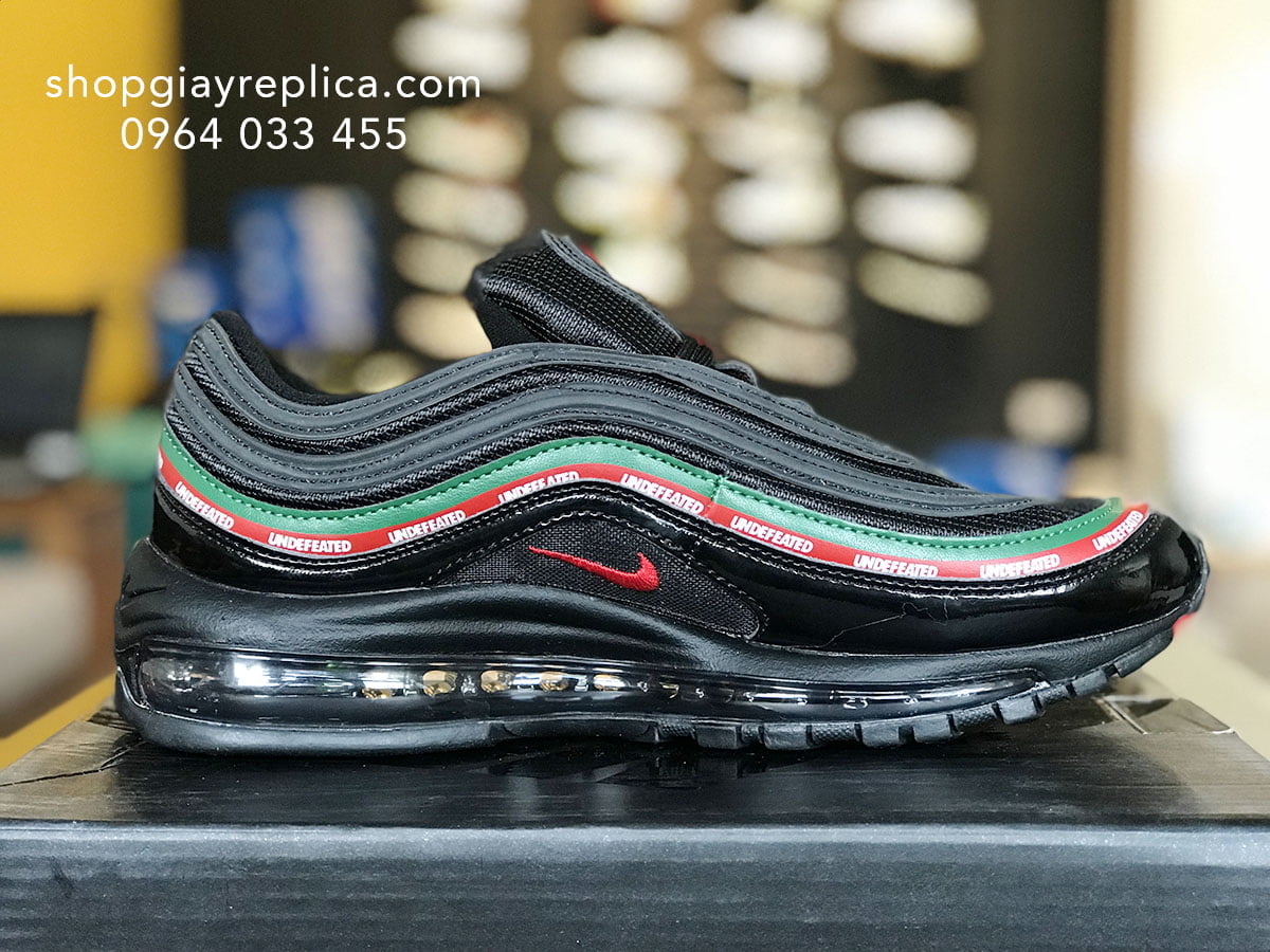 giày nike air max 97 undefeated black replica