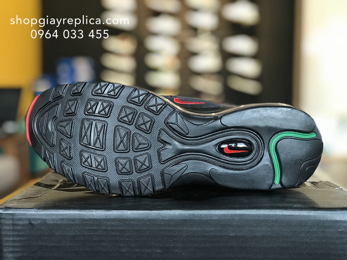 giày nike air max 97 undefeated black replica