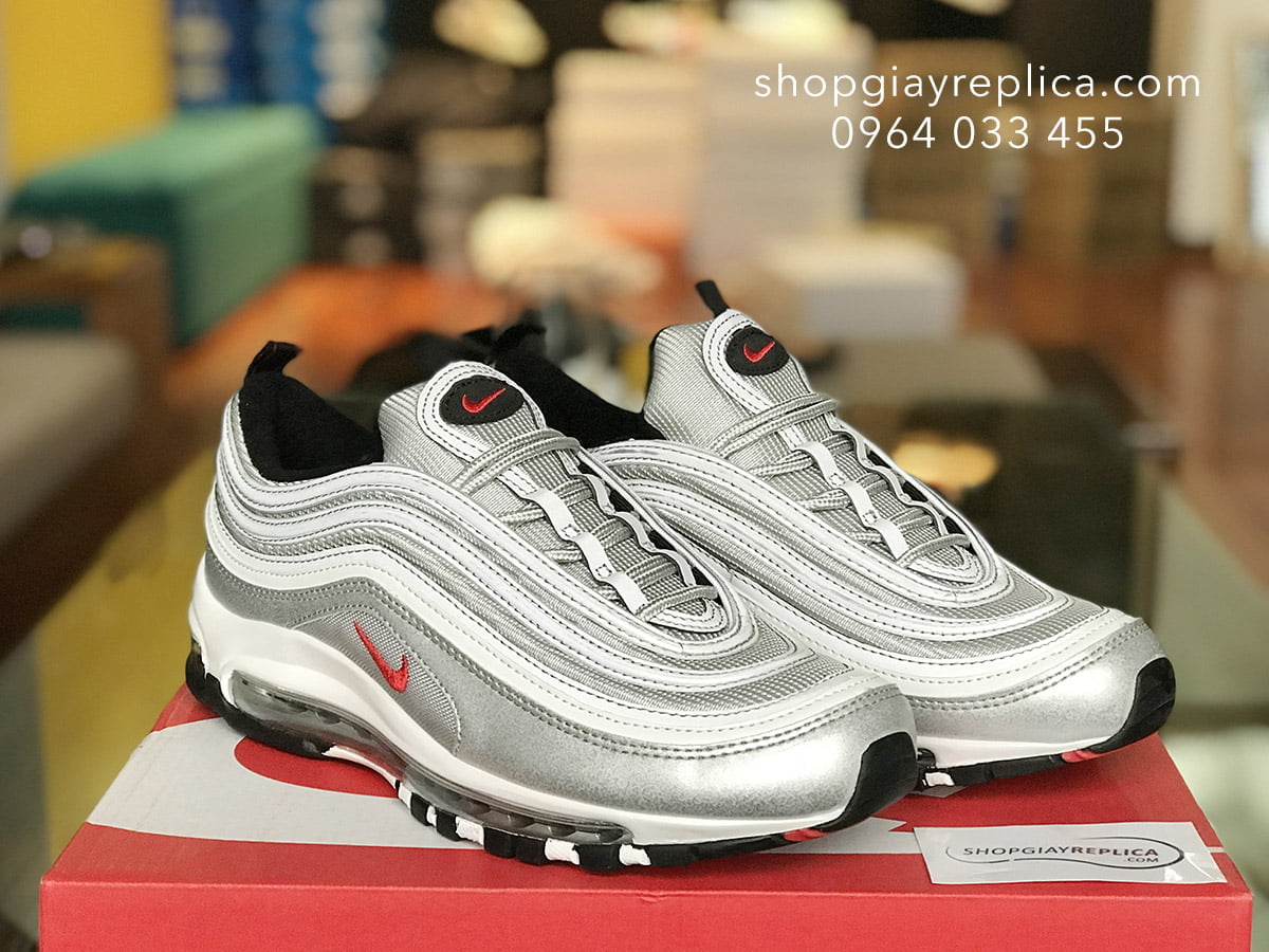 giày nike air max 97 xam replica