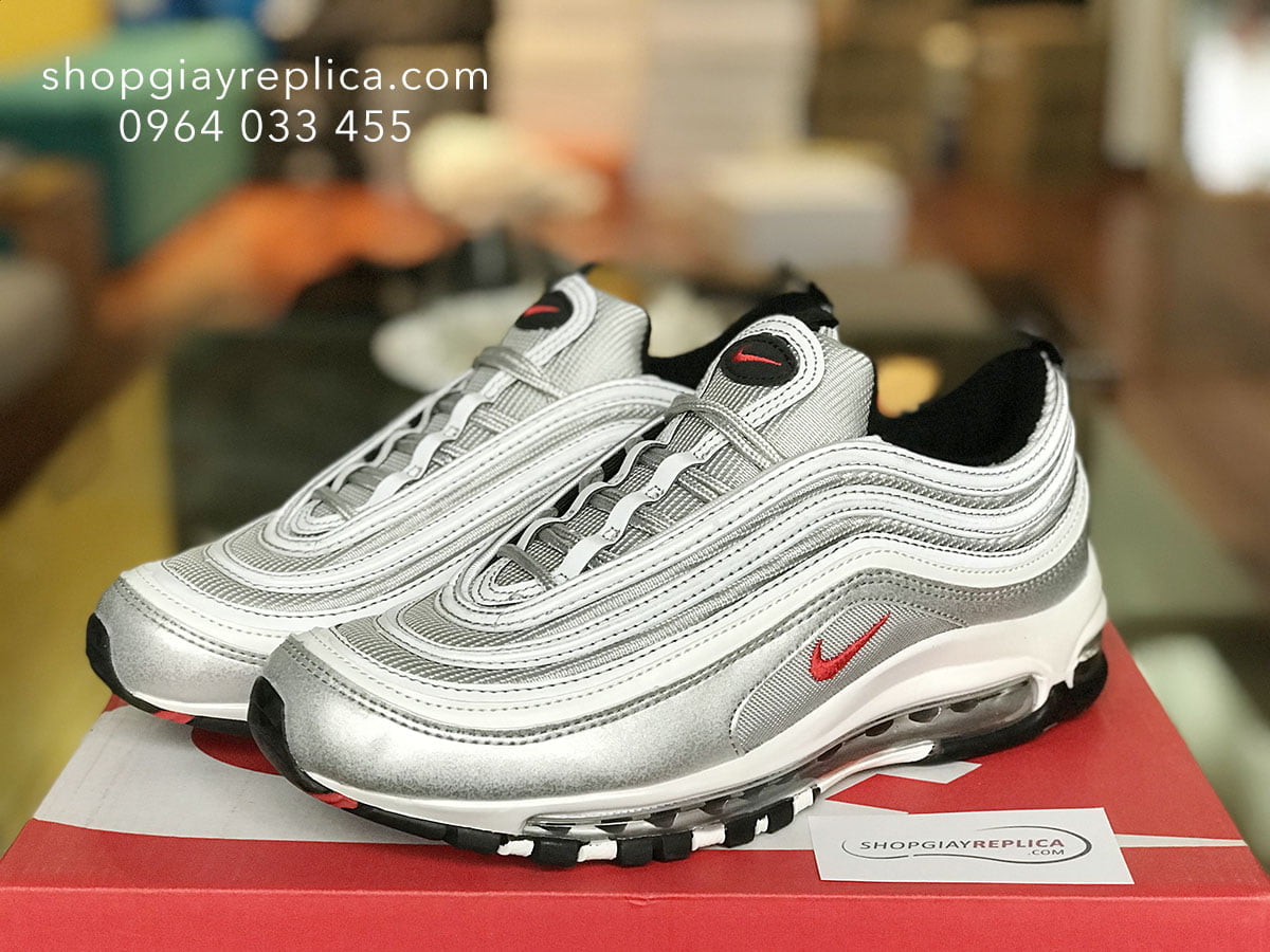 giày nike air max 97 xam replica