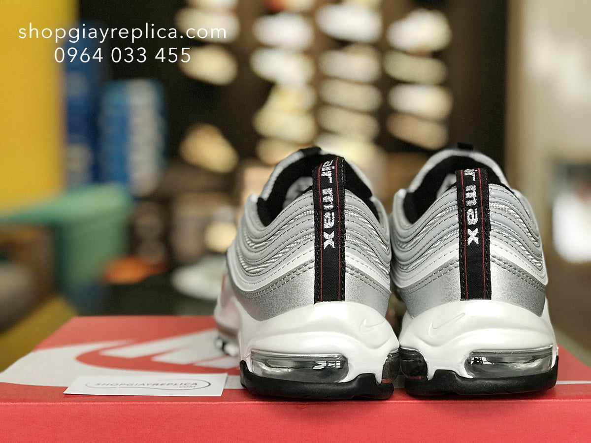 giày nike air max 97 xam replica