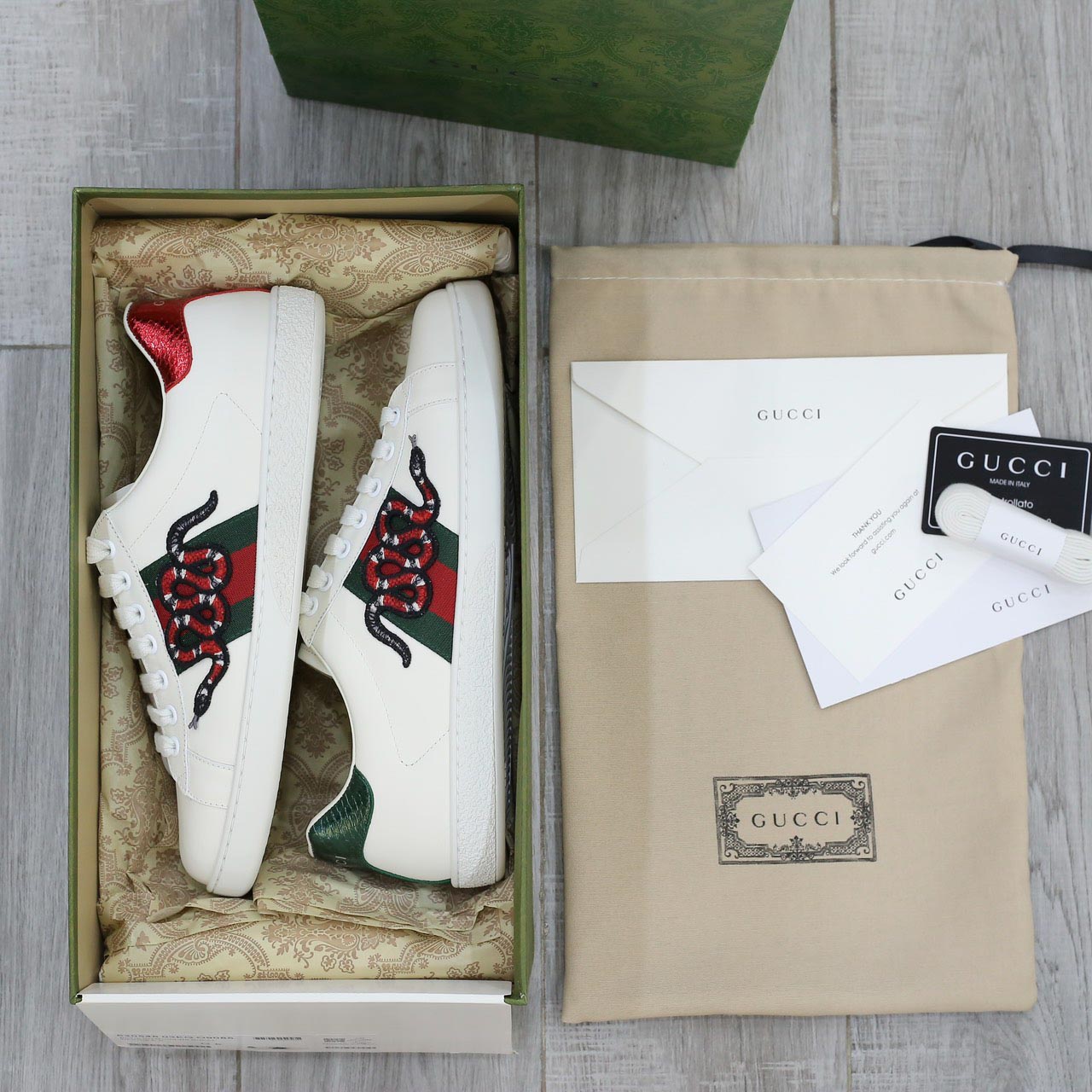 giày gucci ran sieu cap replica