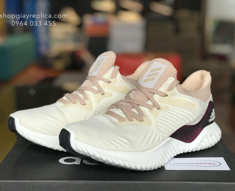 giày adidas alphabounce hồng trắng replica