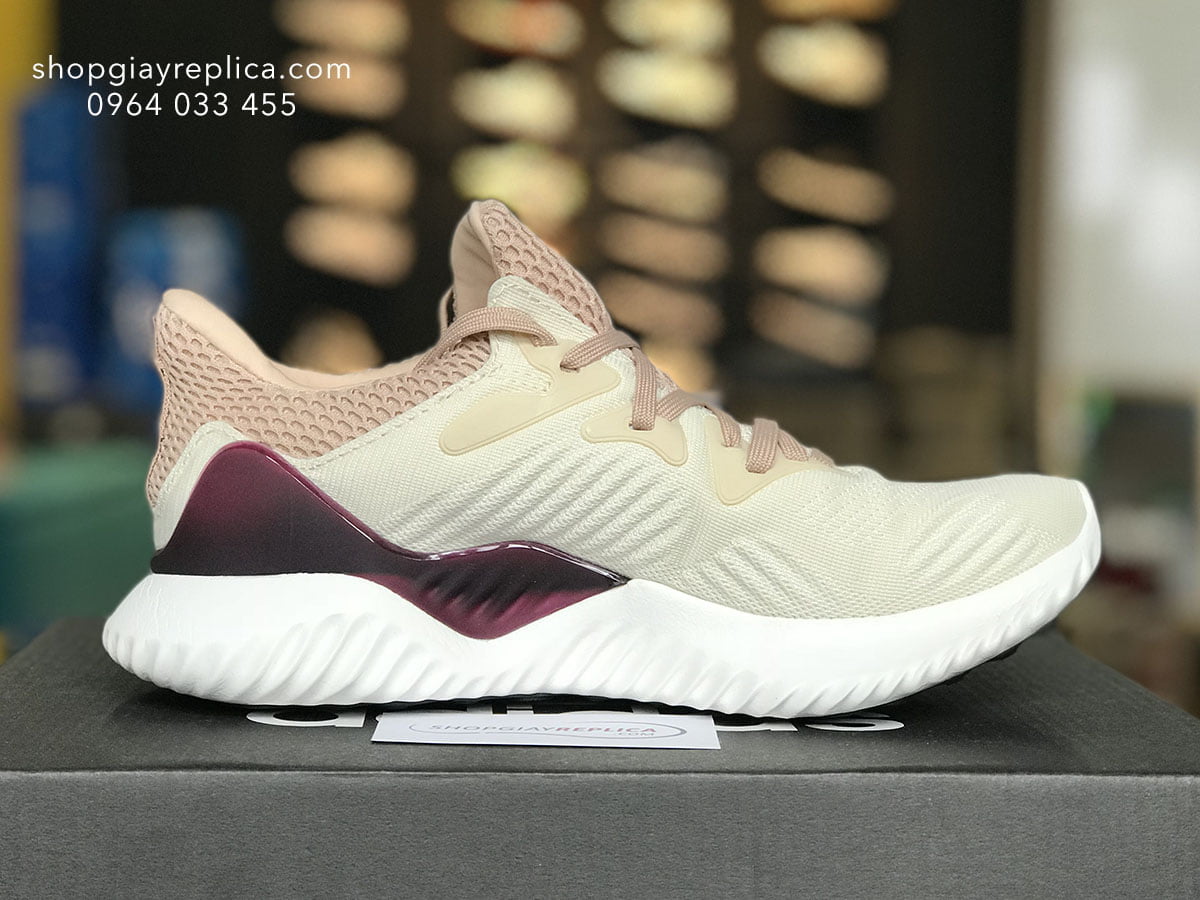 giày adidas alphabounce hồng trắng replica