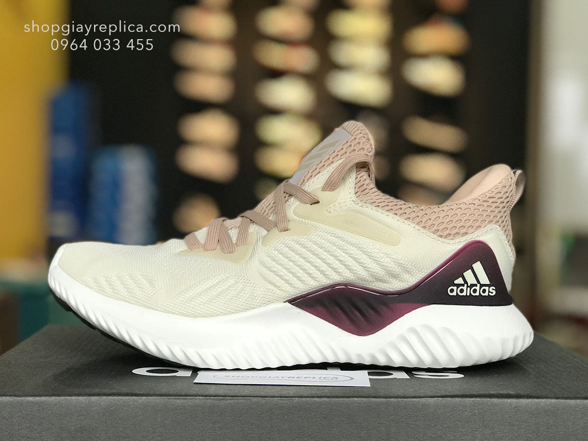 giày adidas alphabounce hồng trắng replica