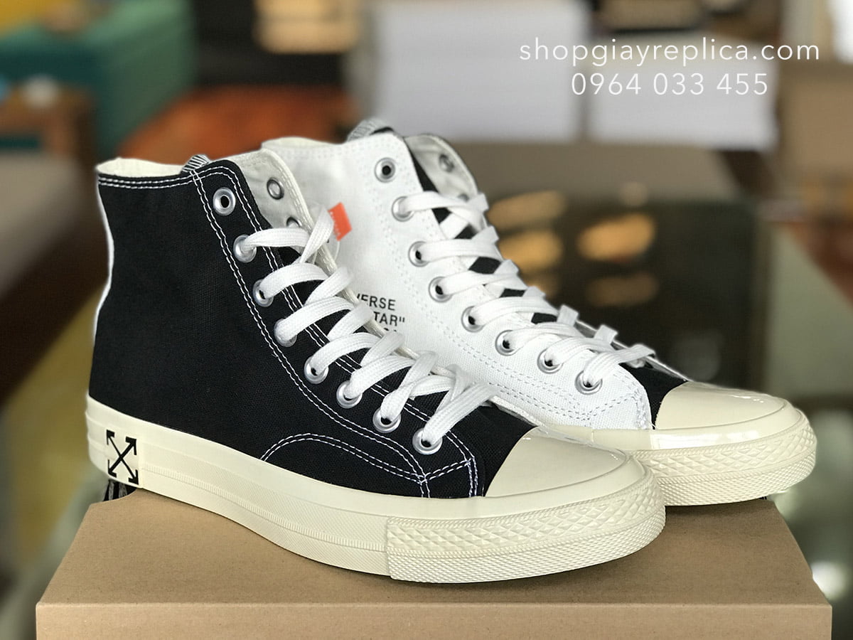 giày converse 1970s high off white replica