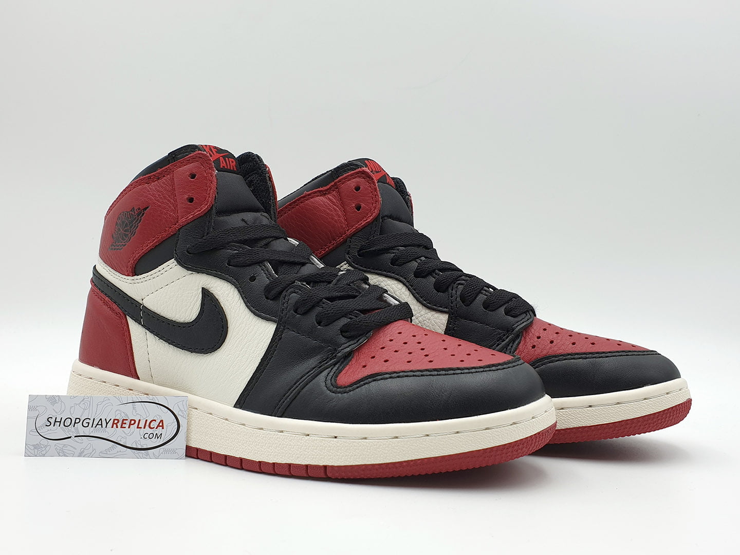 giày nike jordan 1 black toe replica