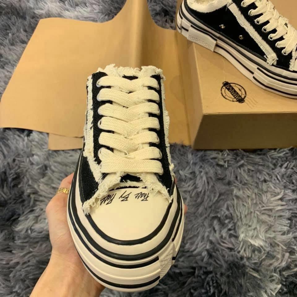 giay xvessel g.o.p black slip on replica 1