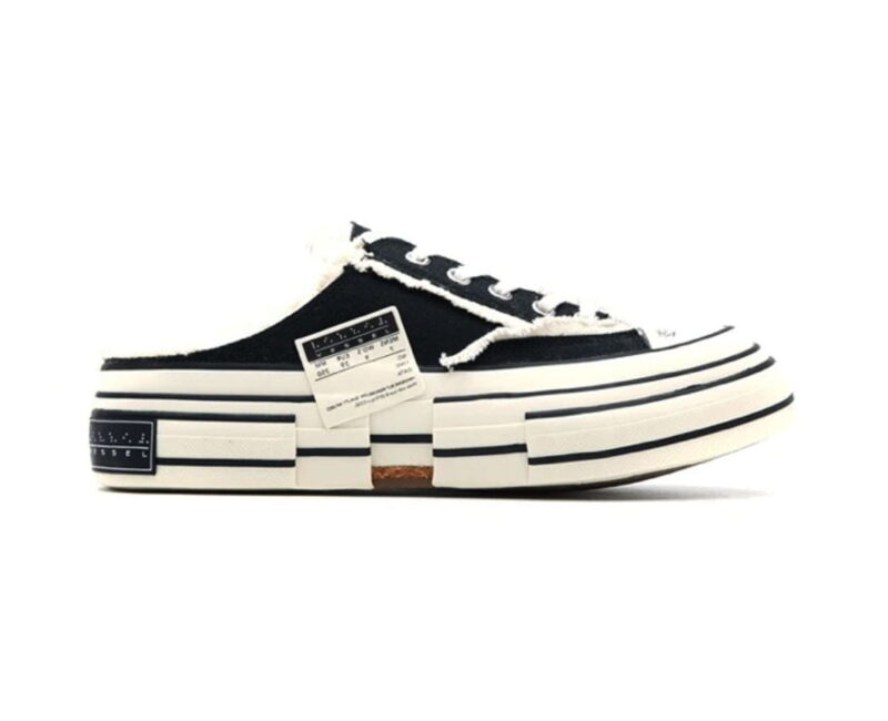giay xvessel gop slip on black replica