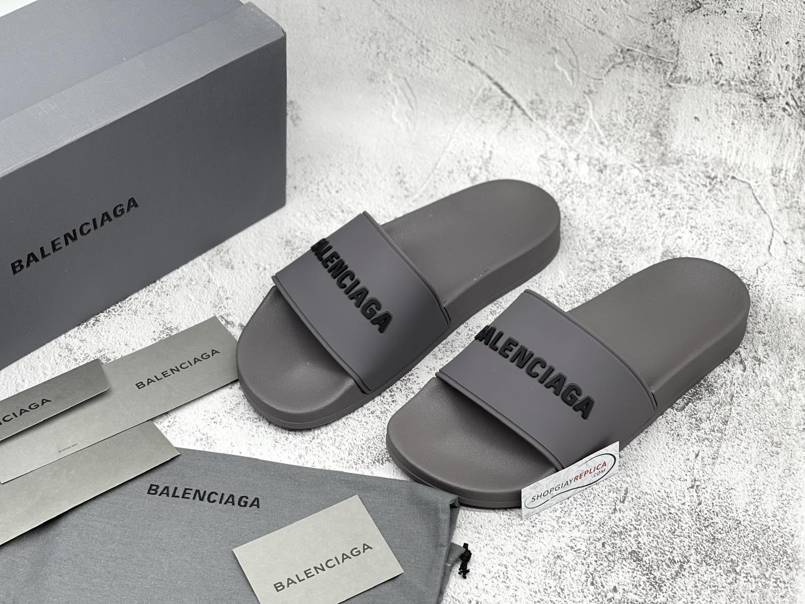 dép balenciaga xám đẹp chất