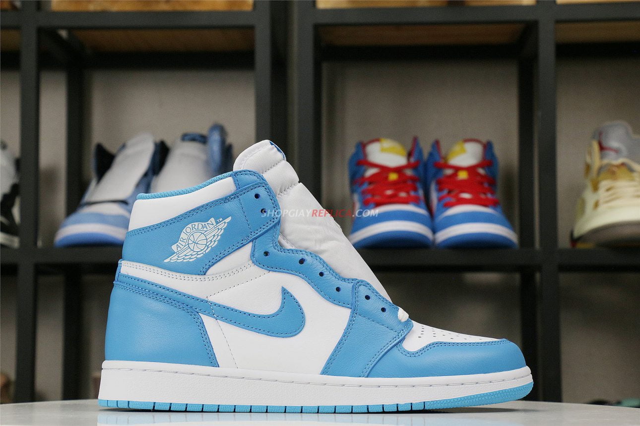 giày Nike Air Jordan 1 Retro High UNC rep 1:1
