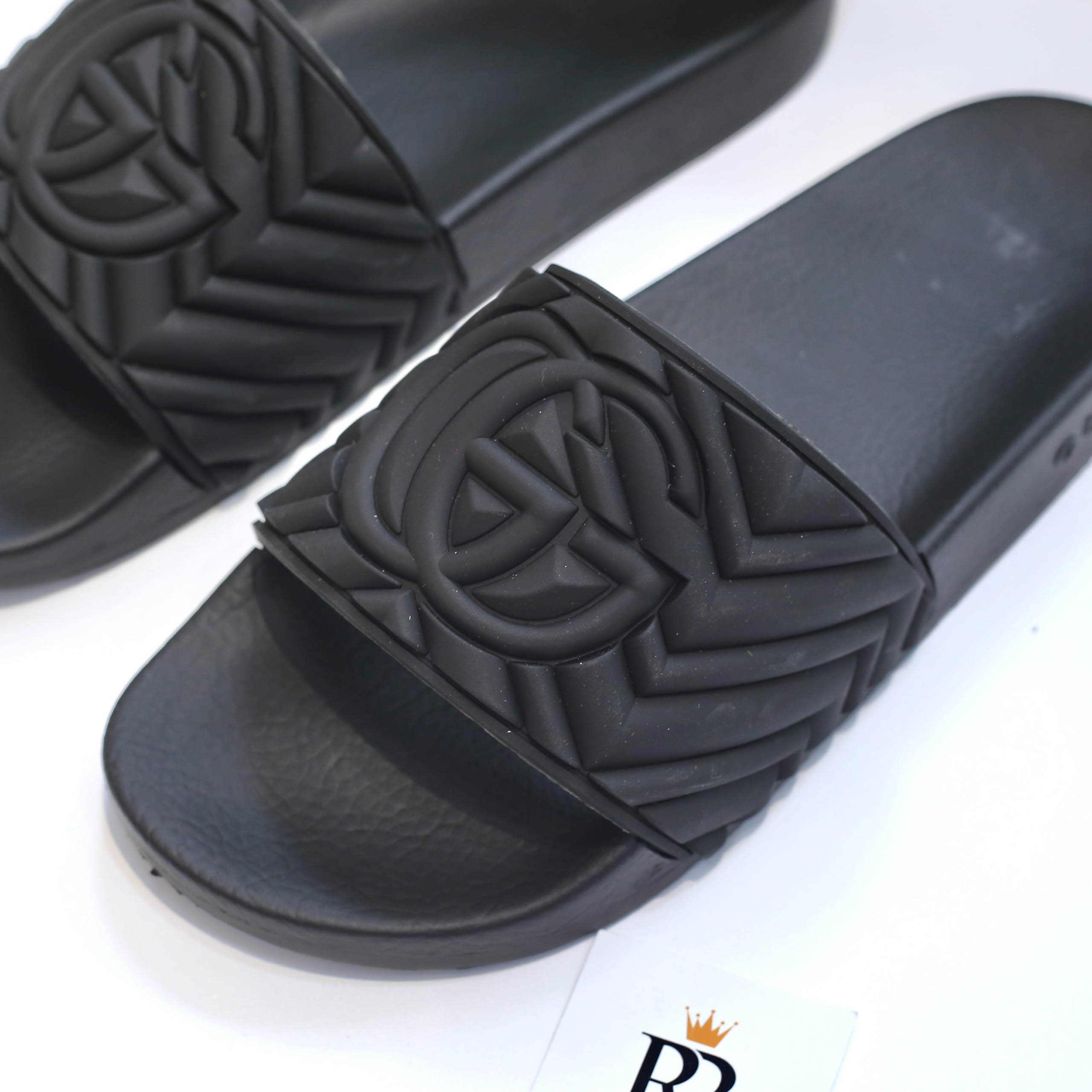 Dép Gucci Matelasse Slide Black Like Auth