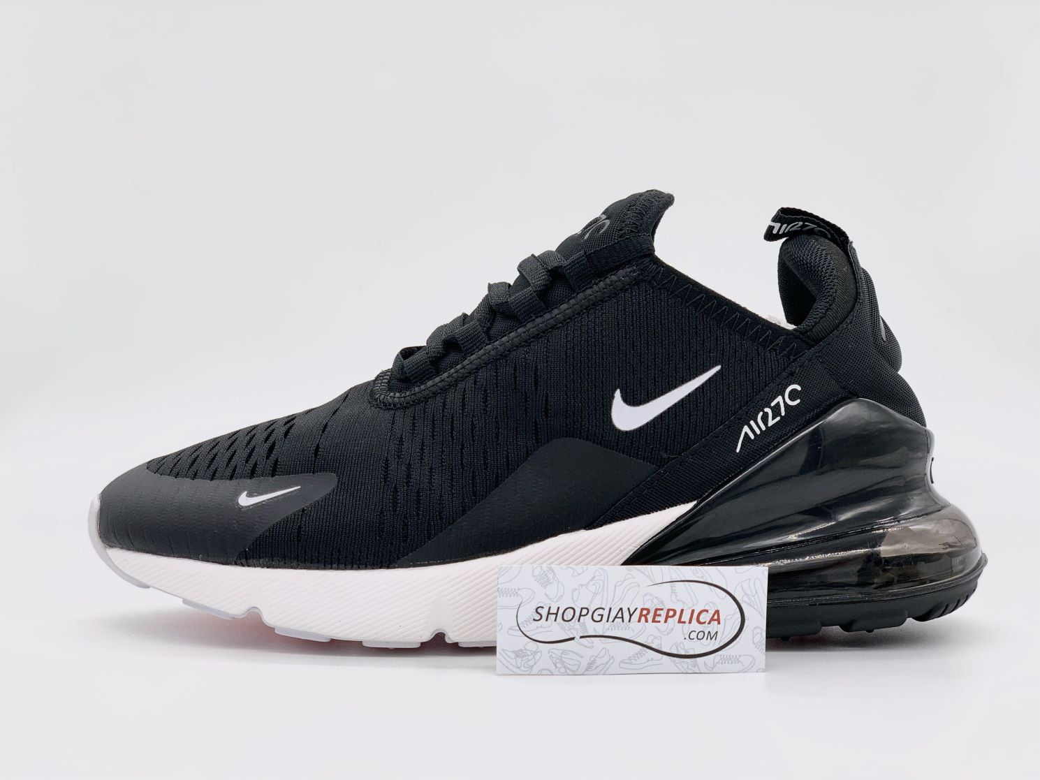Giày Nike Air Max 270 đen trắng rep 1:1