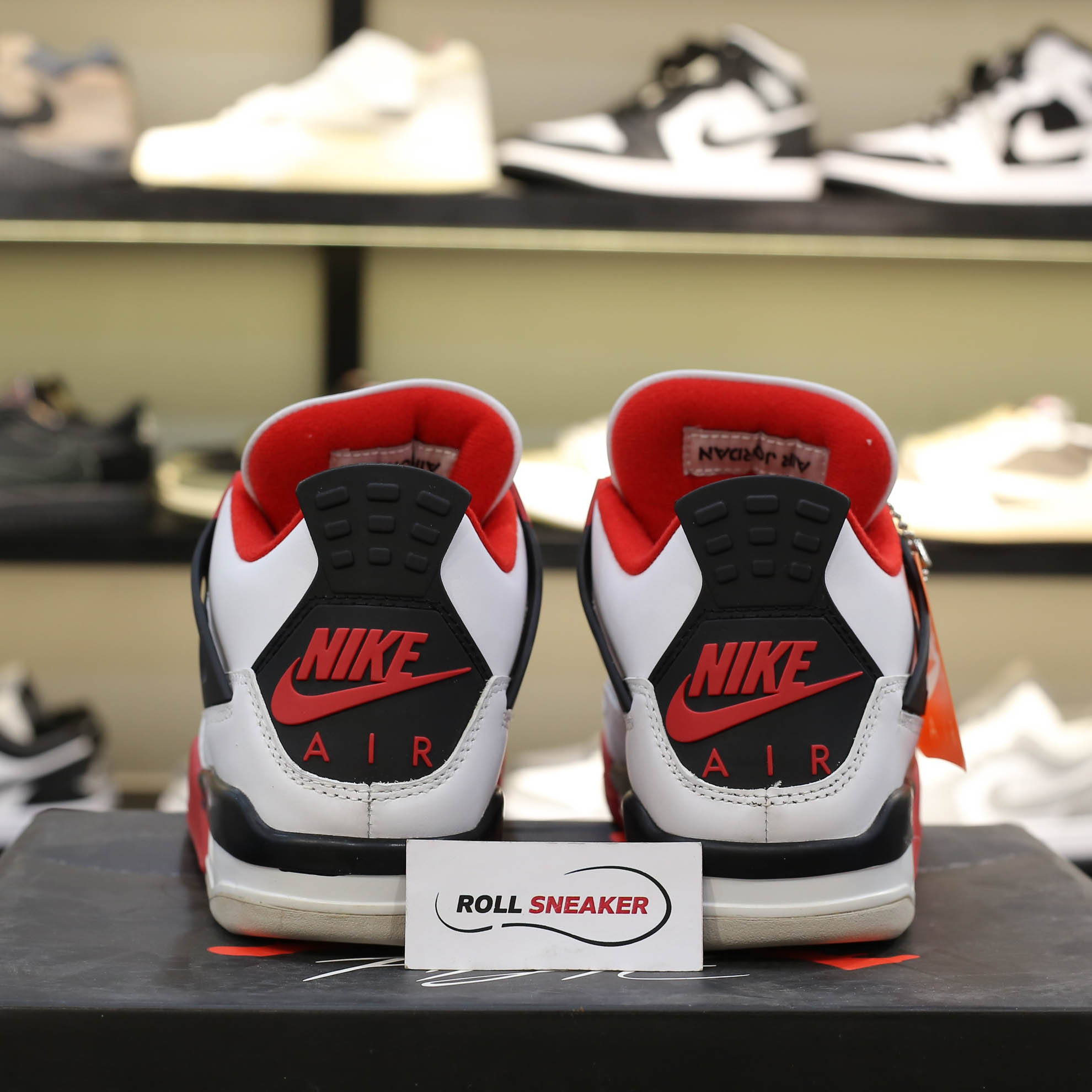 Giày Nike Air Jordan 4 Fire Red Like Auth