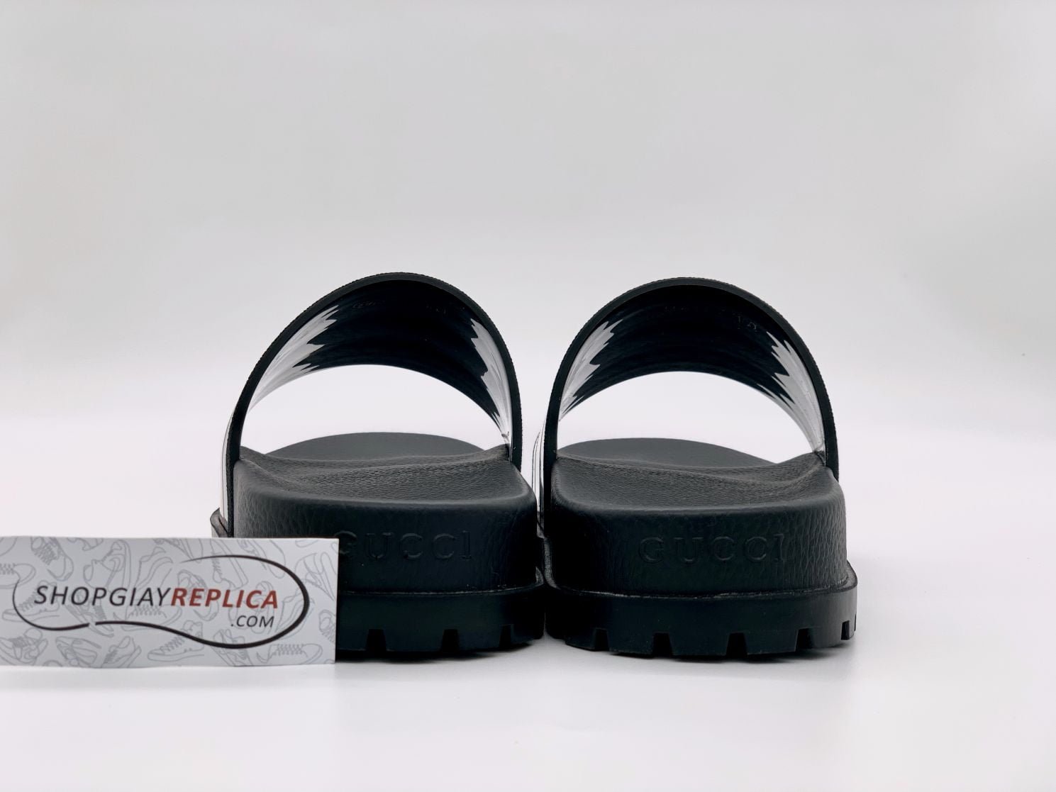 Dép Gucci Web Slide