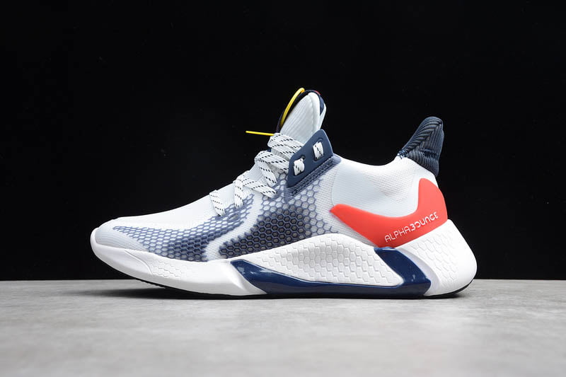 Giày Adidas Alphabounce Instinct M trắng đỏ replica
