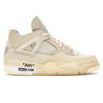 Giày Nike Air Jordan 4 Retro Off-White Sail Replica