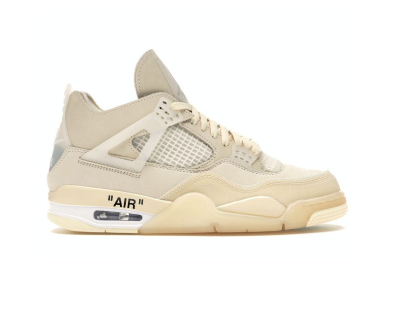 Giày Nike Air Jordan 4 Retro Off-White Sail Replica