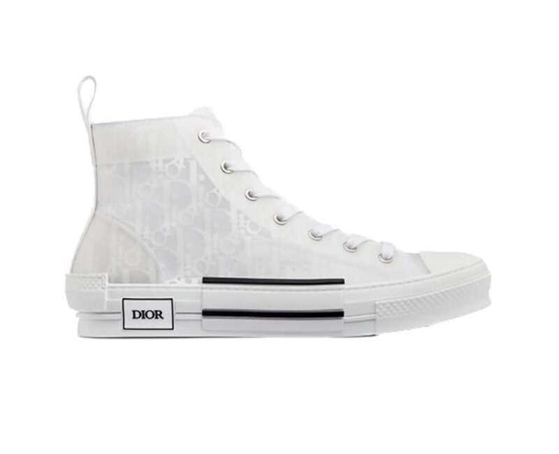 Giày Dior B23 High Top White Dior Oblique