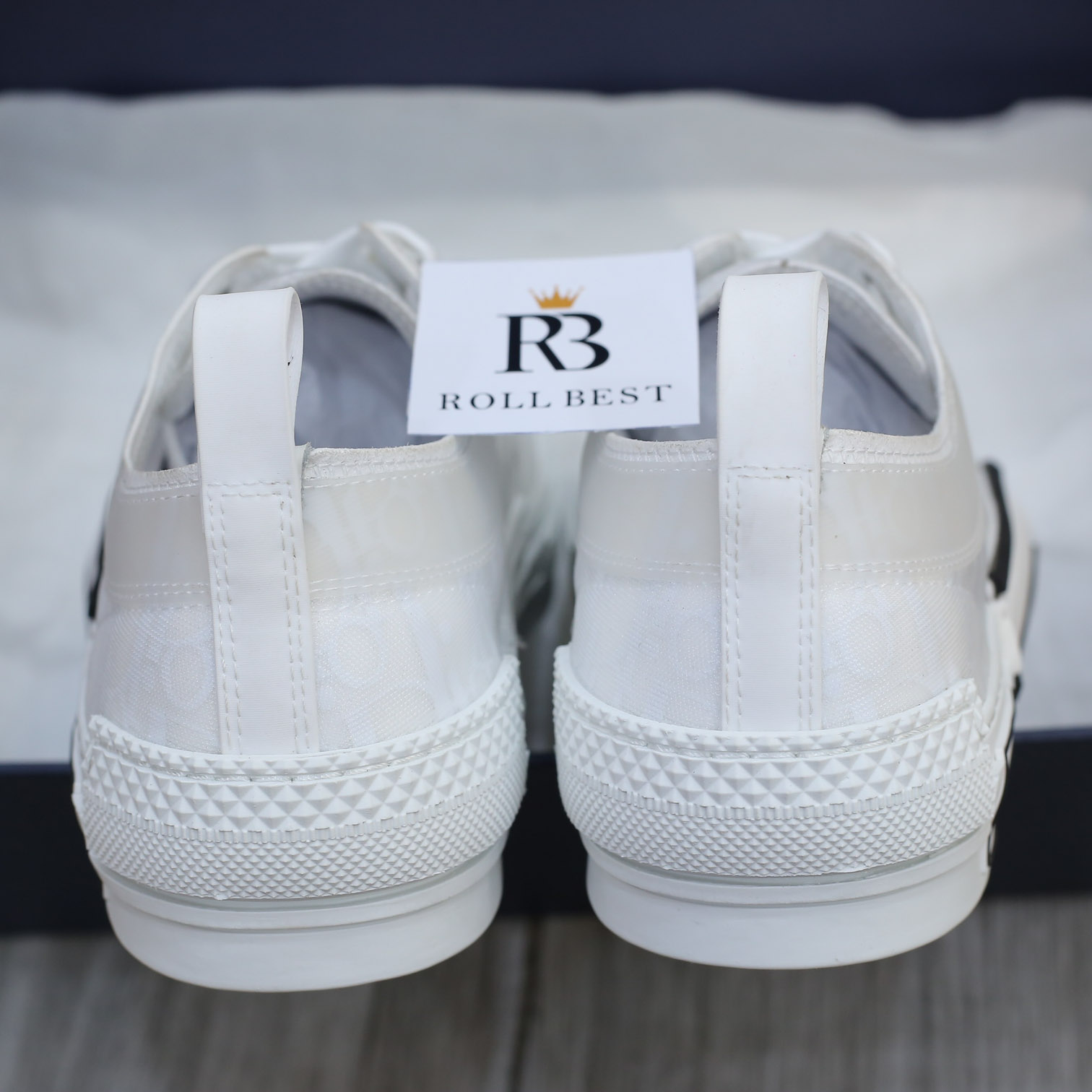 Giày Dior B23 Low Top White Dior Oblique Best Quality