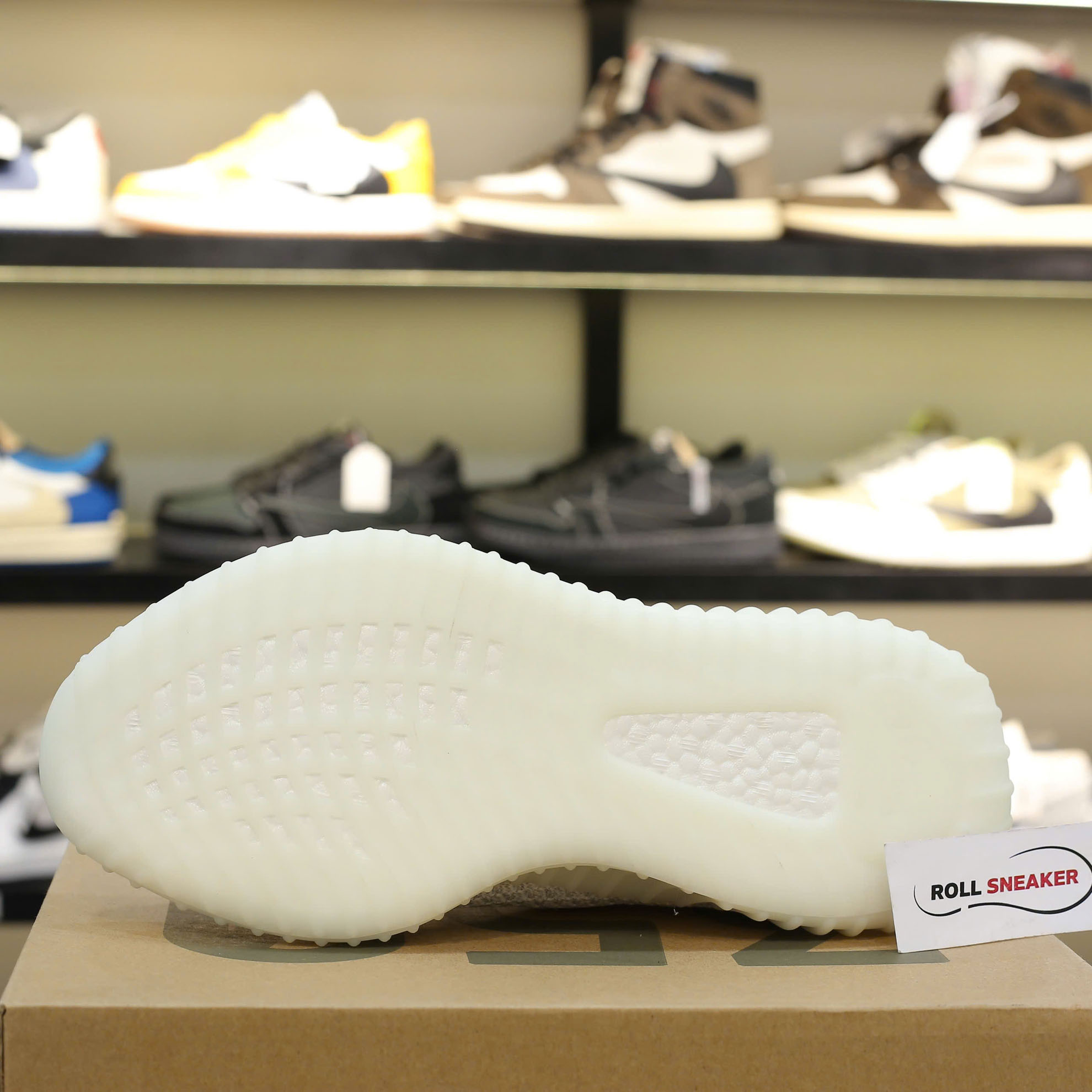 đế boost nén Giày Adidas Yeezy 350 V2 Static Reflective (full phản quang)
