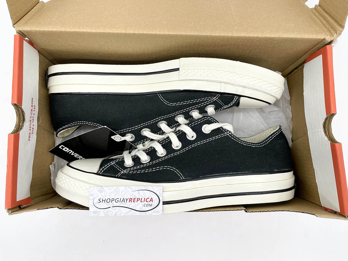 Converse Chuck 1970s Đen Thấp Cổ
