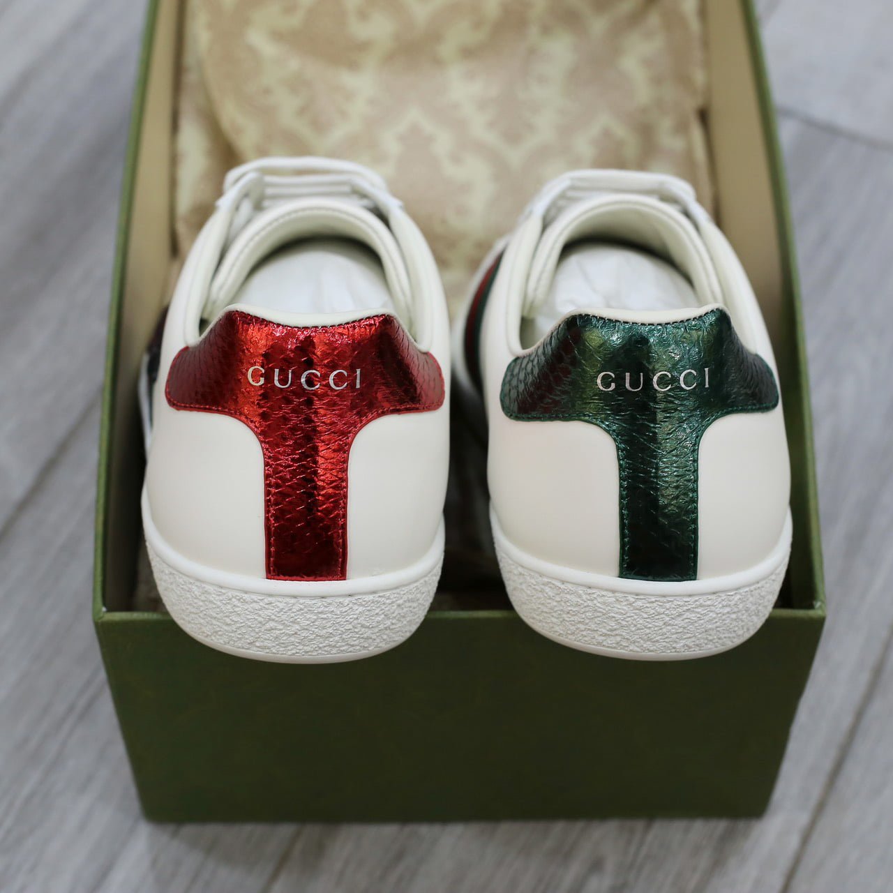 Giày Gucci Snake họa tiết rắn like auth
