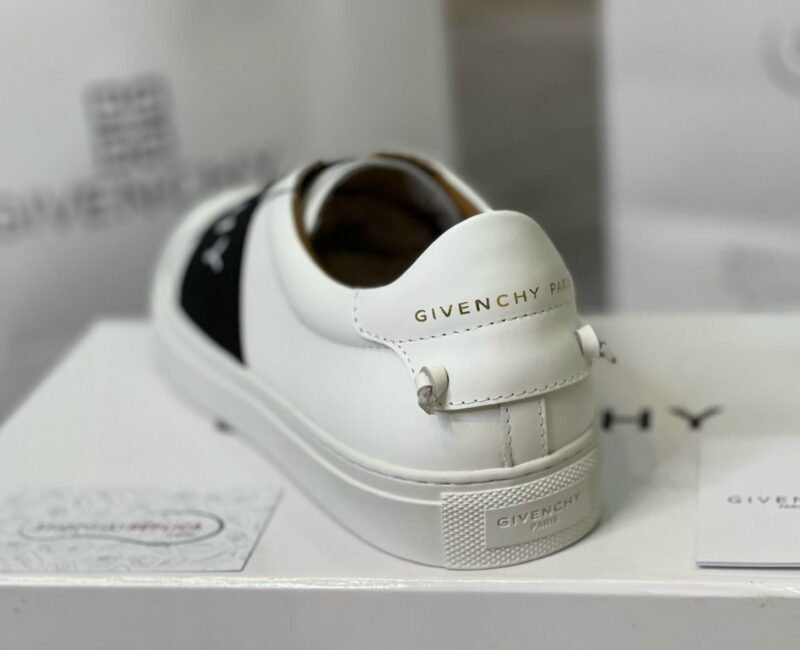 Giày Givenchy Paris Strap Trắng Đen Like Auth
