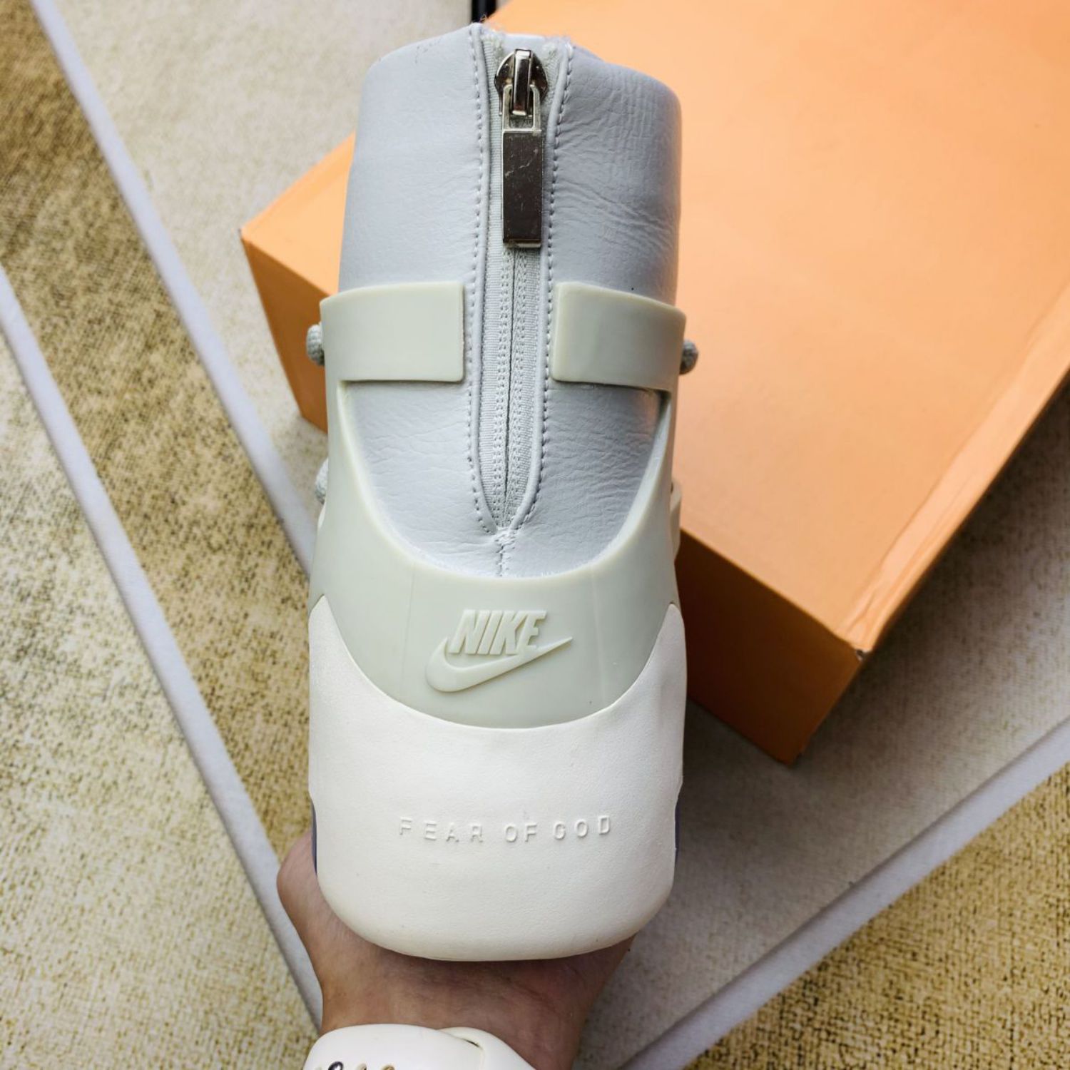 Giày Nike Air Fear of God Light Bone