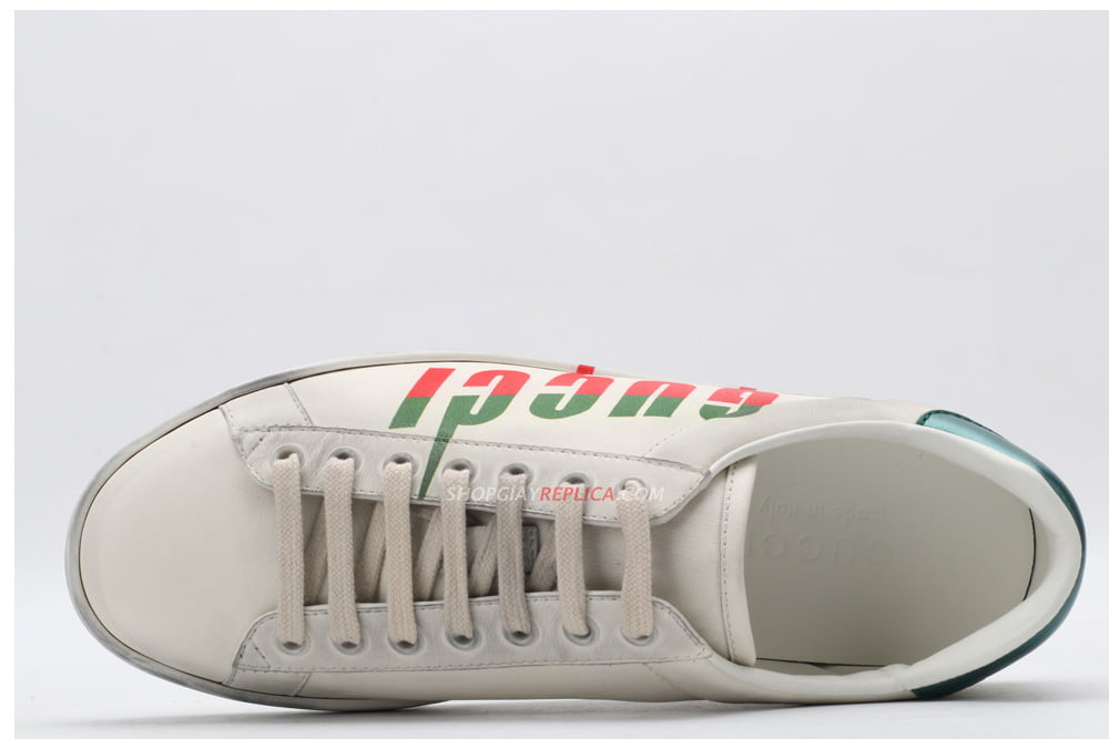 Giày Gucci Ace Sneaker with Gucci Blade Like Auth