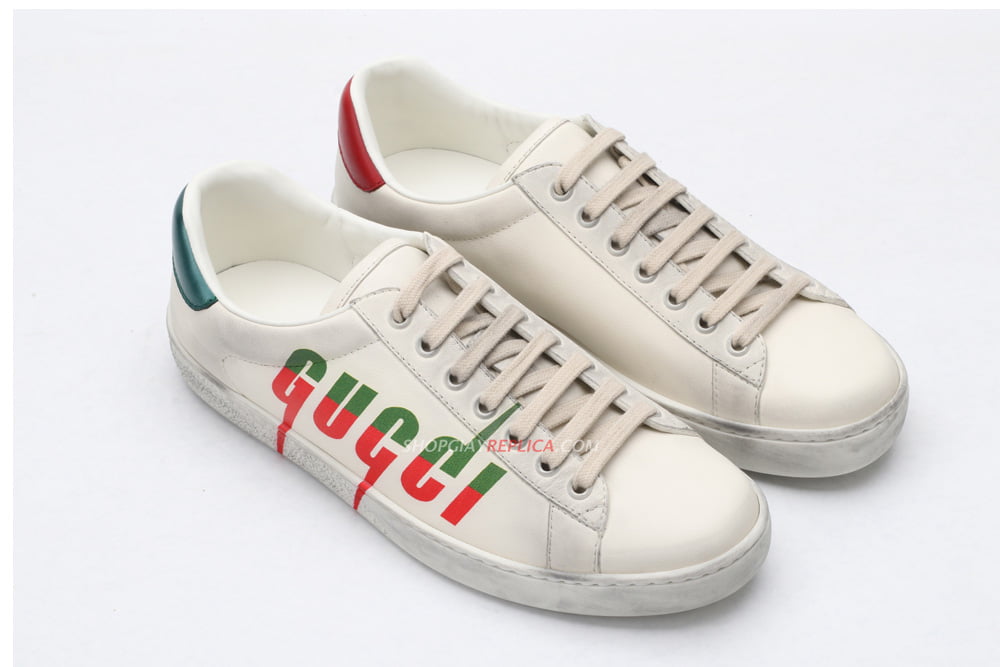 Giày Gucci Ace Sneaker with Gucci Blade Like Auth
