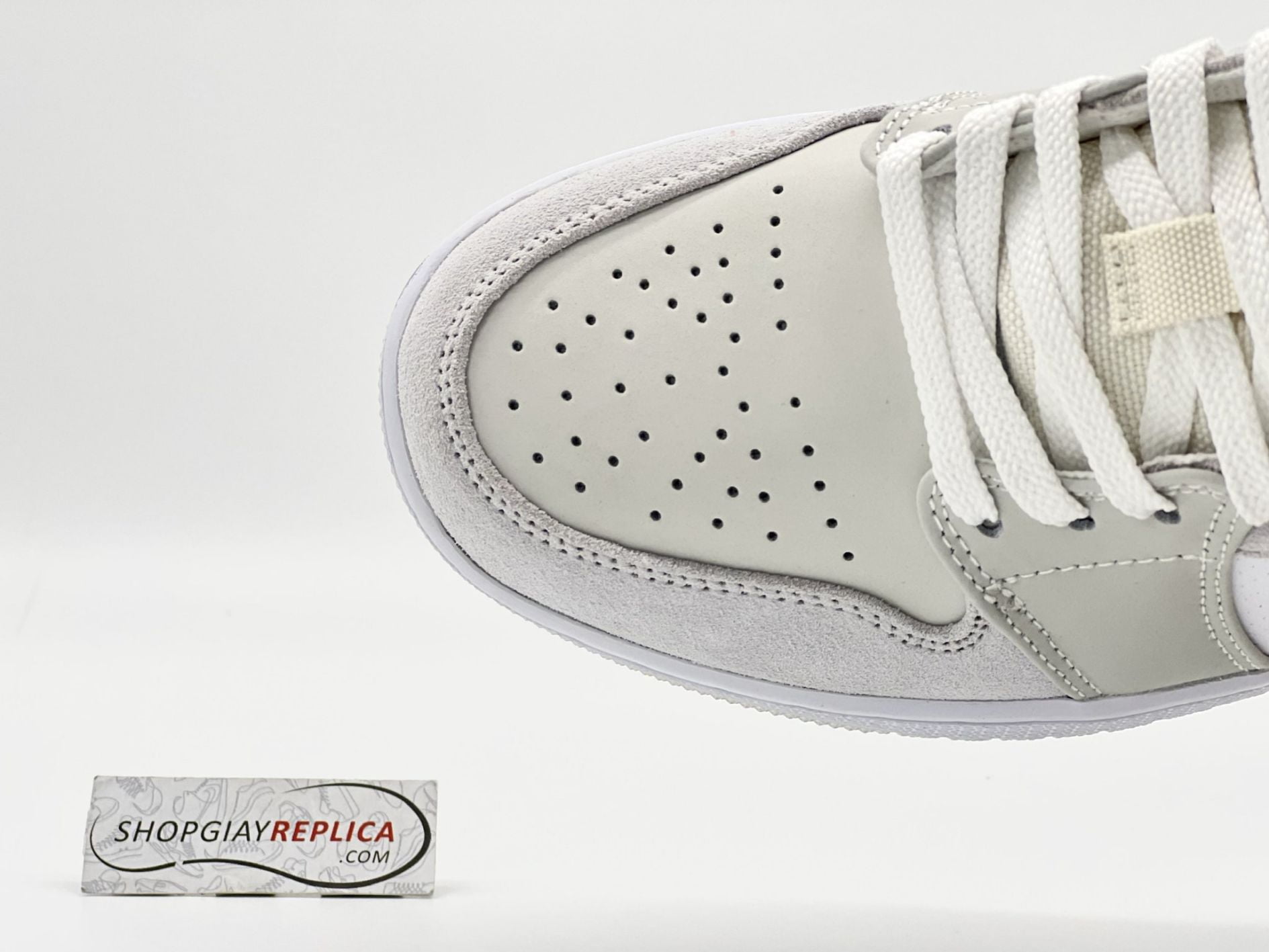 mũi giày air jordan 1 low paris rep 1:1