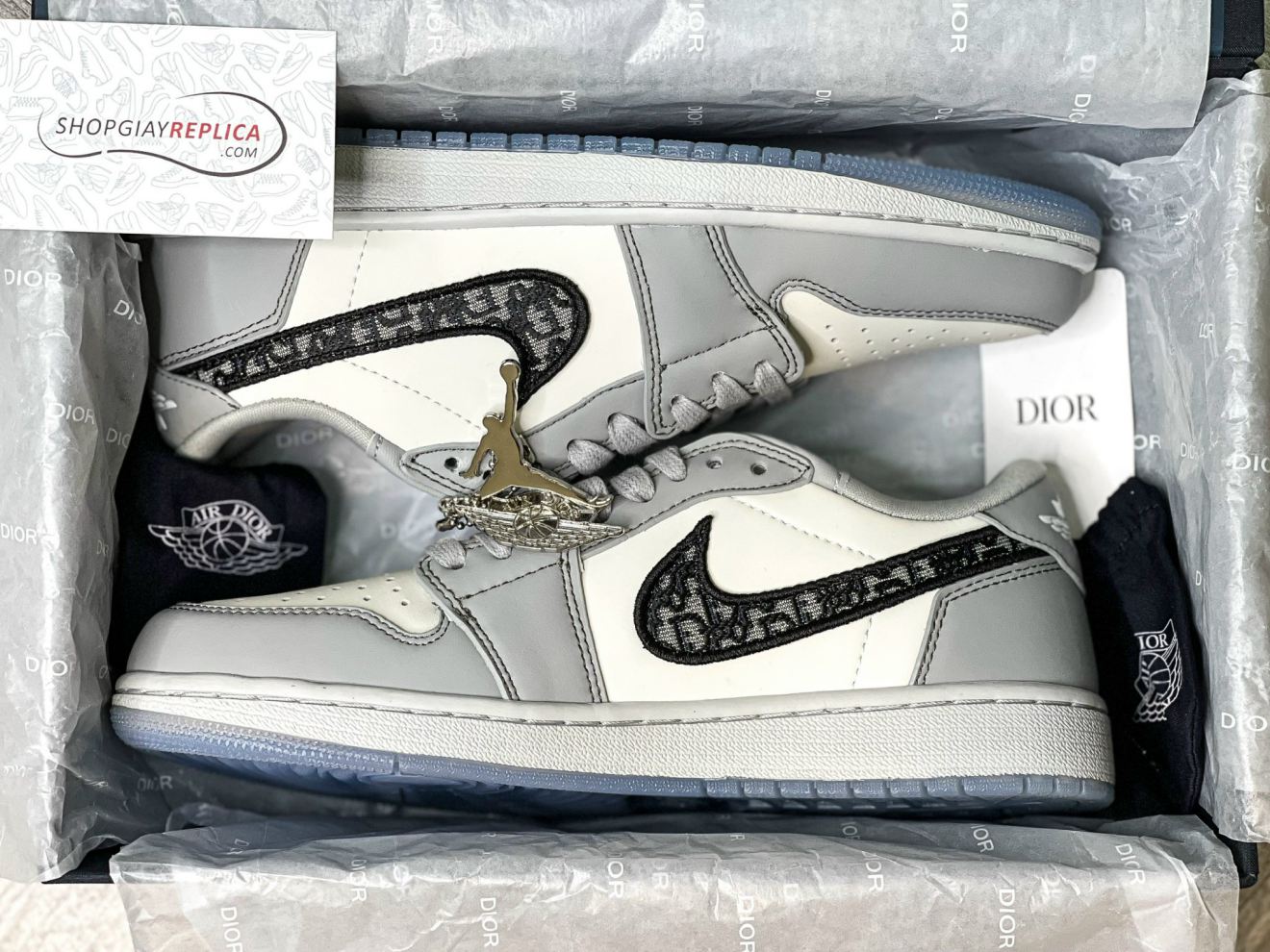 Giày Nike Air Jordan 1 Retro Low Dior Like Auth