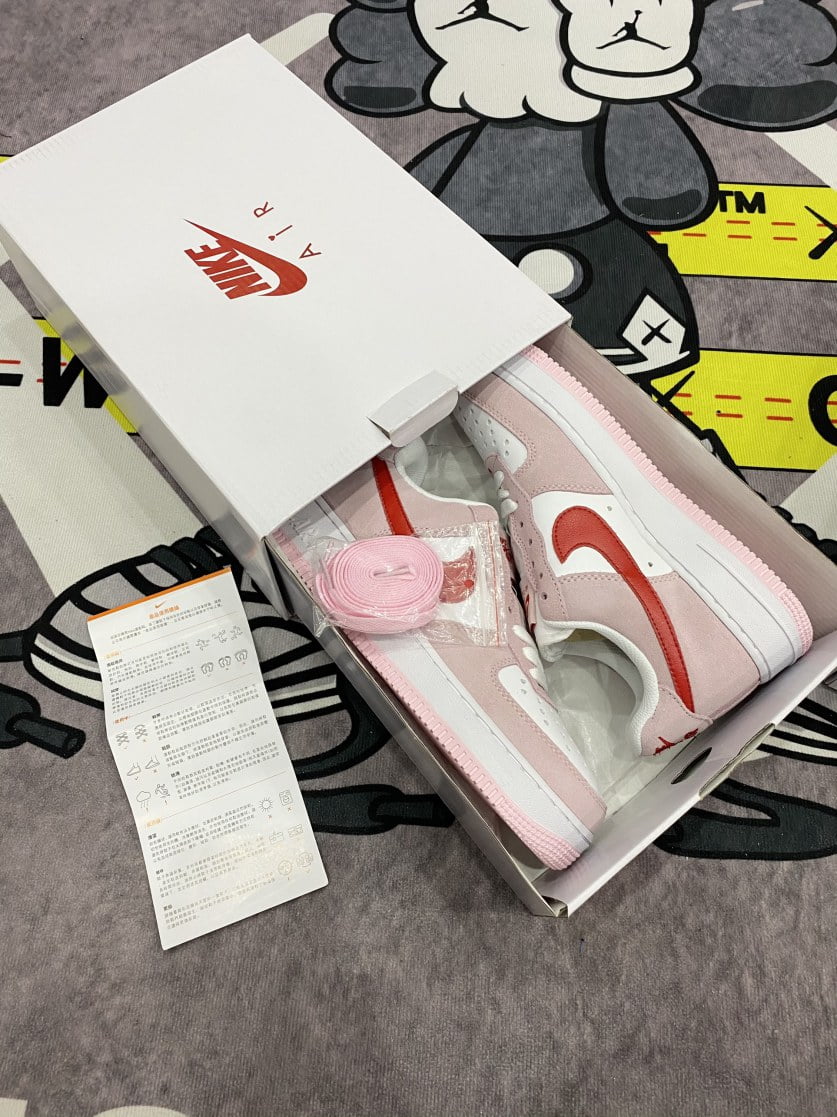 Giày Nike Air Force 1 07 QS Valentine’s Day Love Letter rep 11