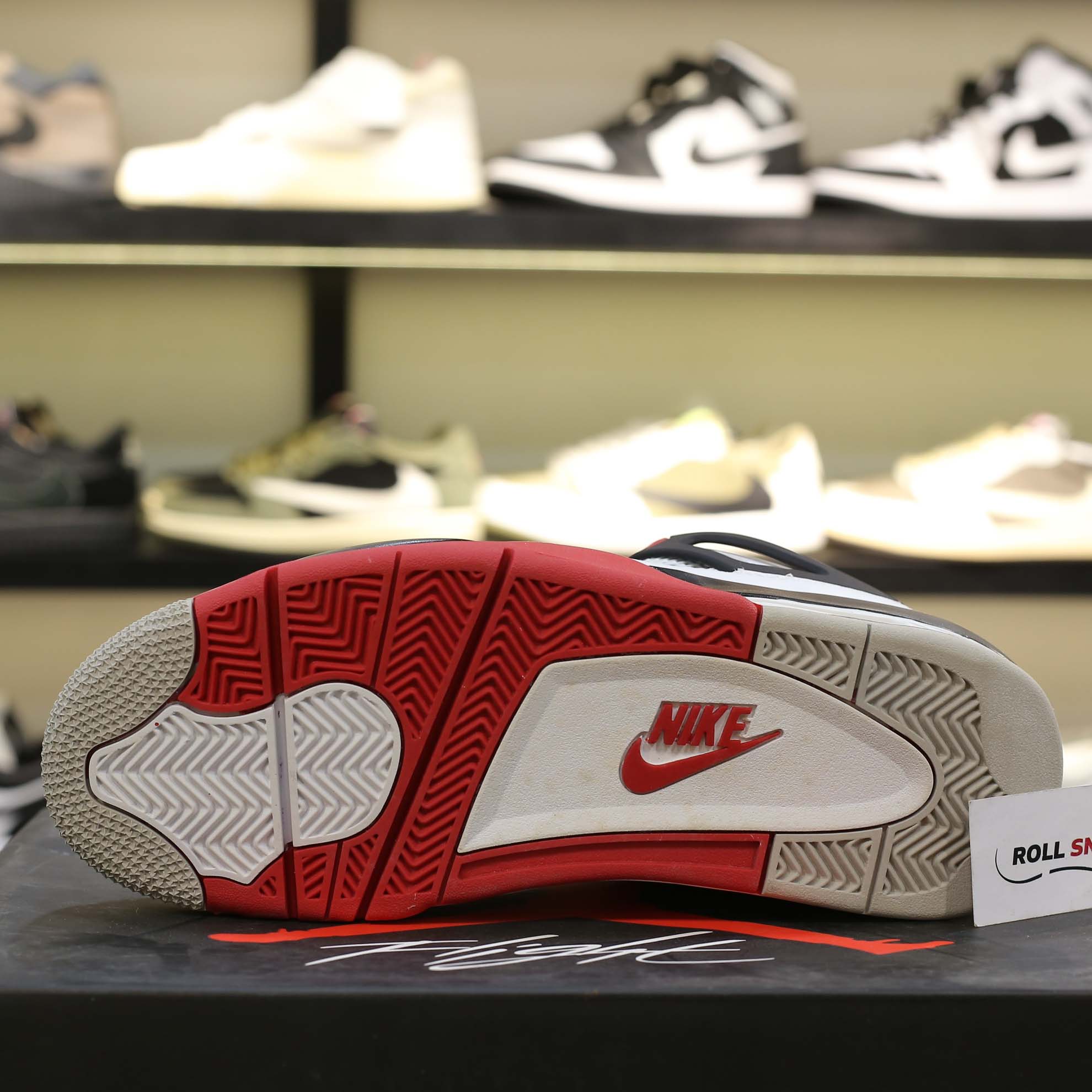 Giày Nike Air Jordan 4 Fire Red Like Auth replica 1:1