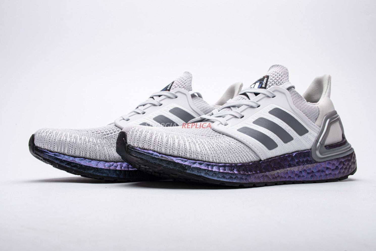 Giày Adidas Ultra Boost 2020 Space Race Grey Rep 1:1