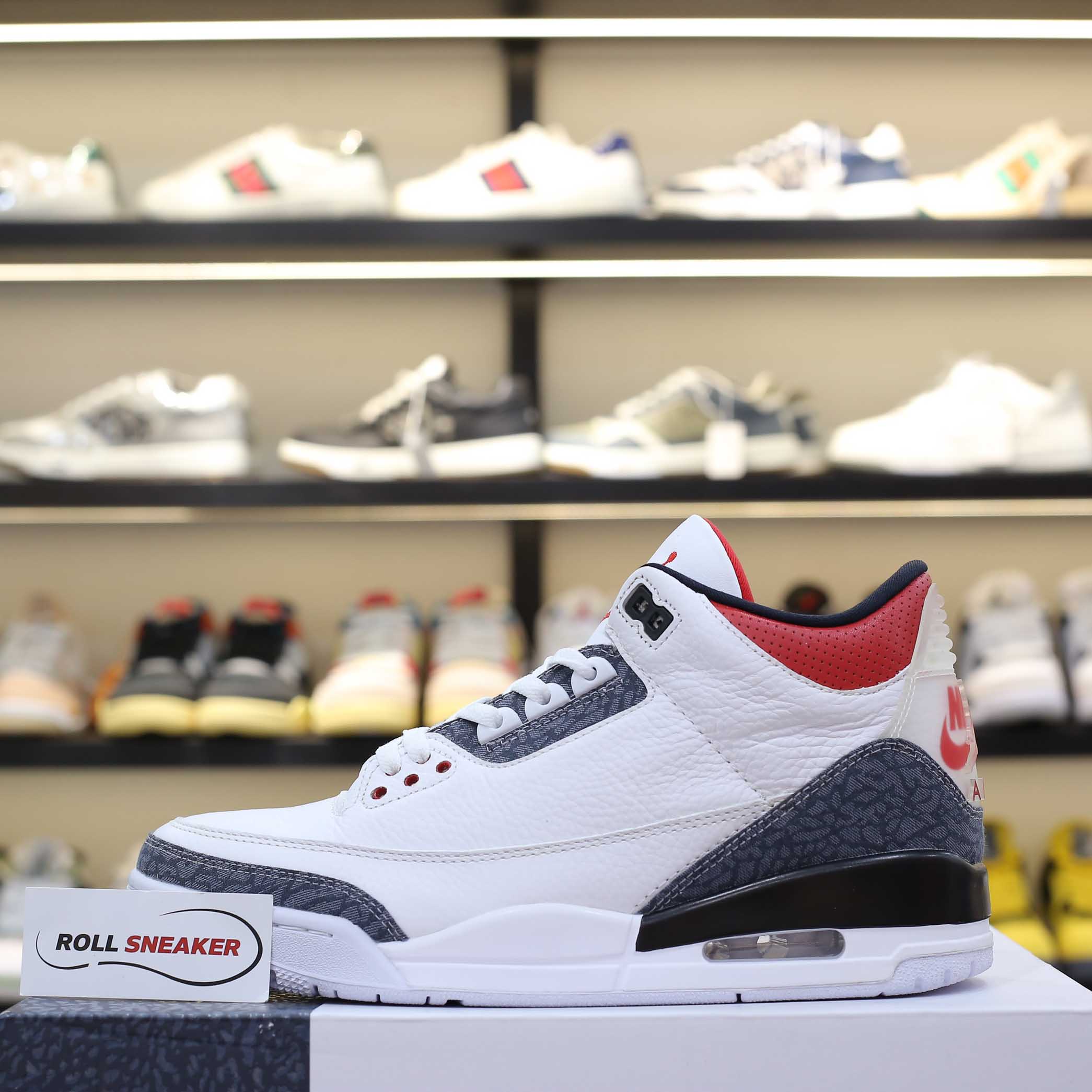 Giày Air Jordan 3 SE Fire Red Denim