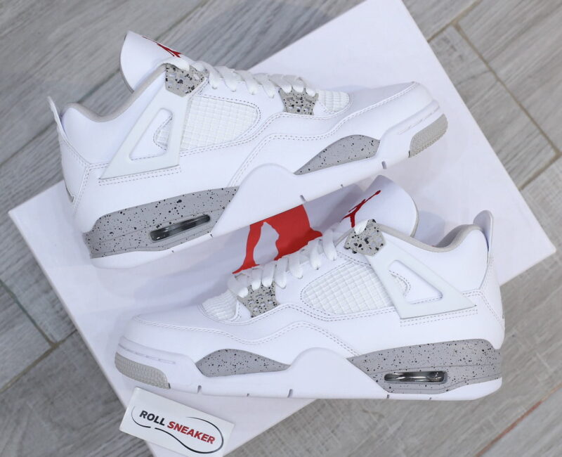 Giày Nike Air Jordan 4 White Oreo 2021 Like Auth