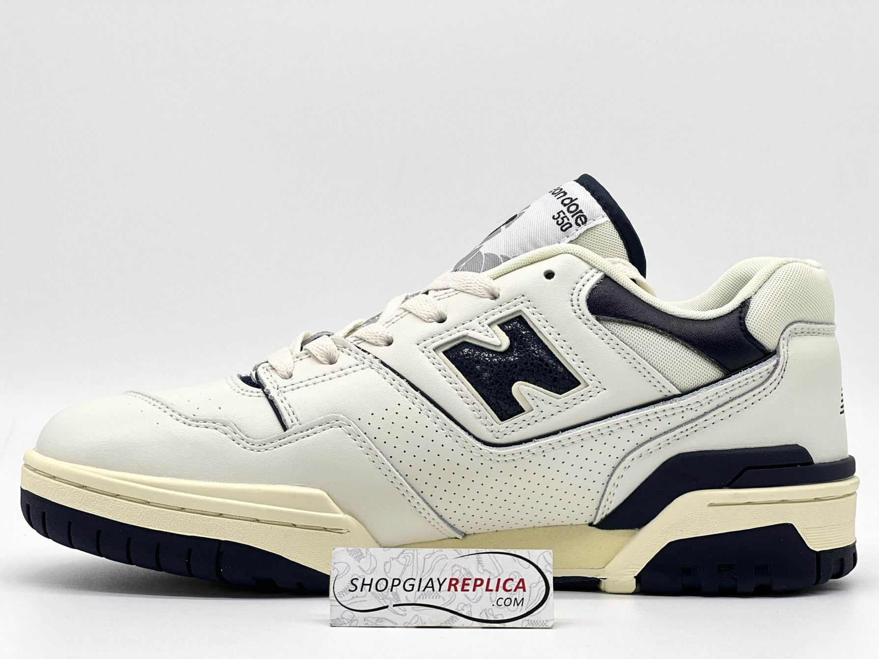 Giày New Balance Aimé Leon Dore x 550 White Navy rep 11