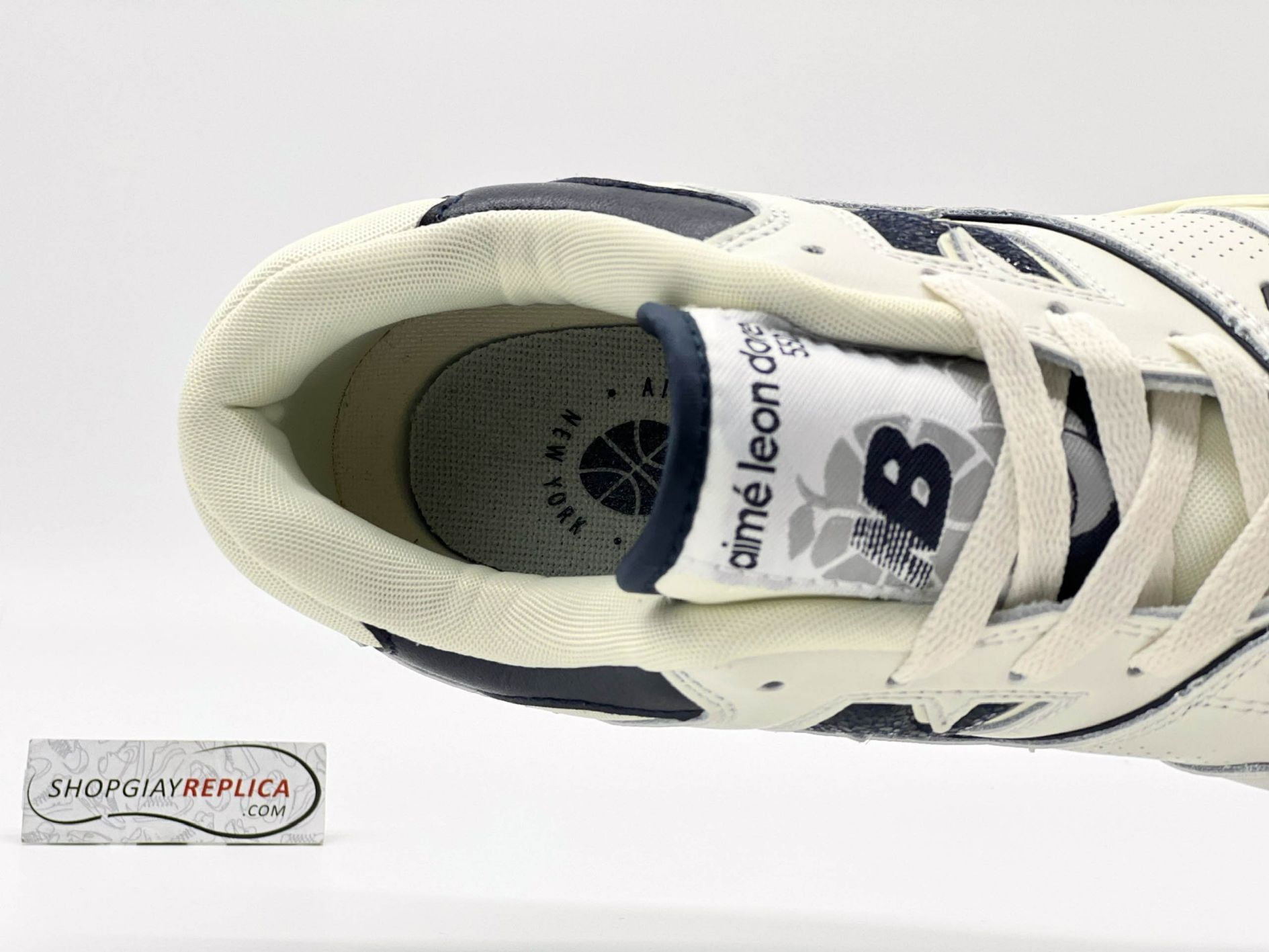 Giày New Balance Aimé Leon Dore x 550 White Navy