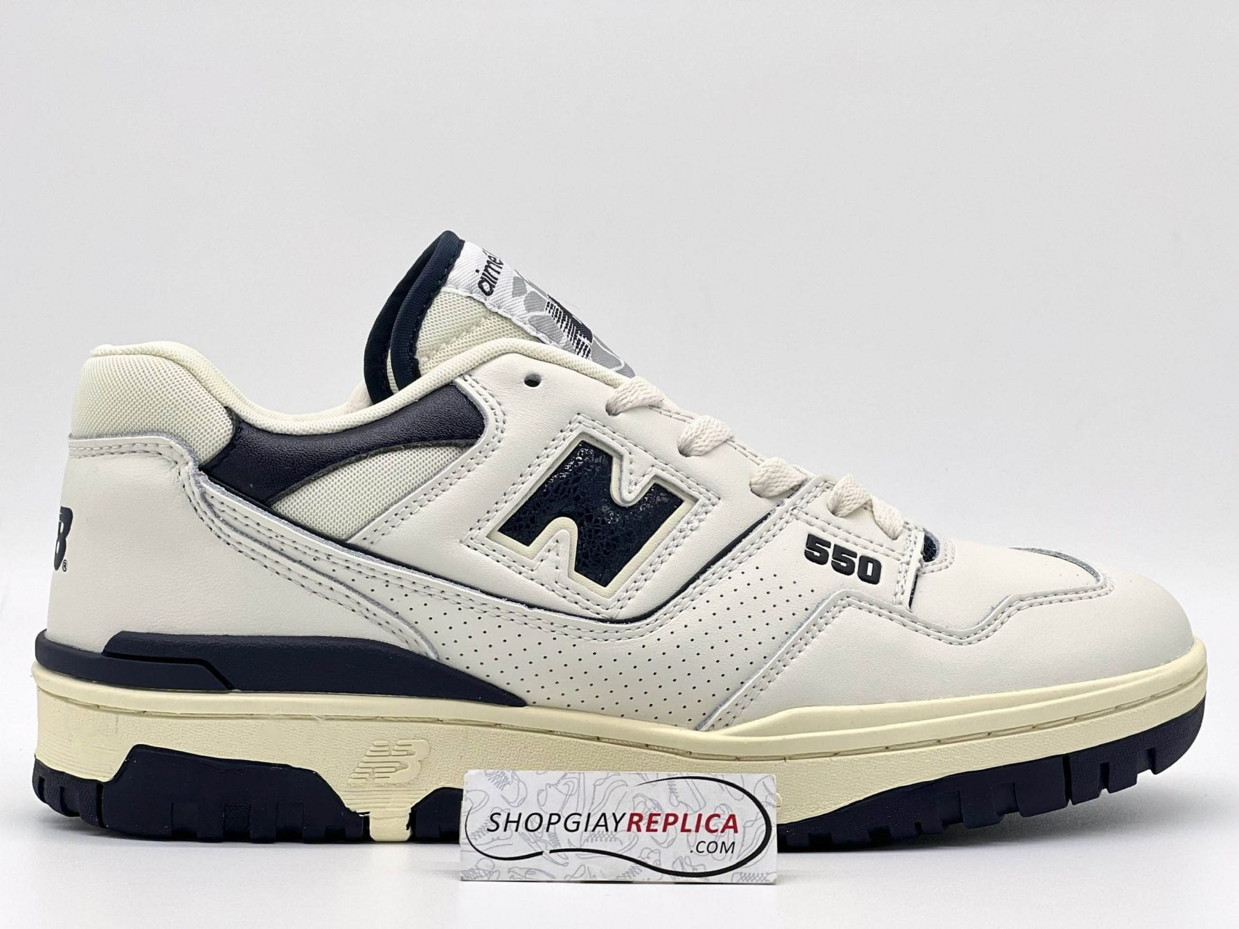 Giày New Balance Aimé Leon Dore x 550 White Navy